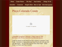 Tablet Screenshot of playacoloradocondo.com